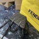 FENDI Roll Mini Brown FF jacquard mini bag