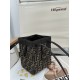 FENDI Fendi Origami Mini Brown FF jacquard fabric mini bag that can be transformed