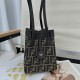 FENDI Fendi Origami Mini Brown FF jacquard fabric mini bag that can be transformed