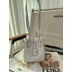 FENDI Origami Mini White leather mini bag that can be transformed