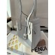 FENDI Origami Mini White leather mini bag that can be transformed