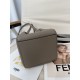 FENDI Origami Mini Dove grey leather mini bag that can be transformed