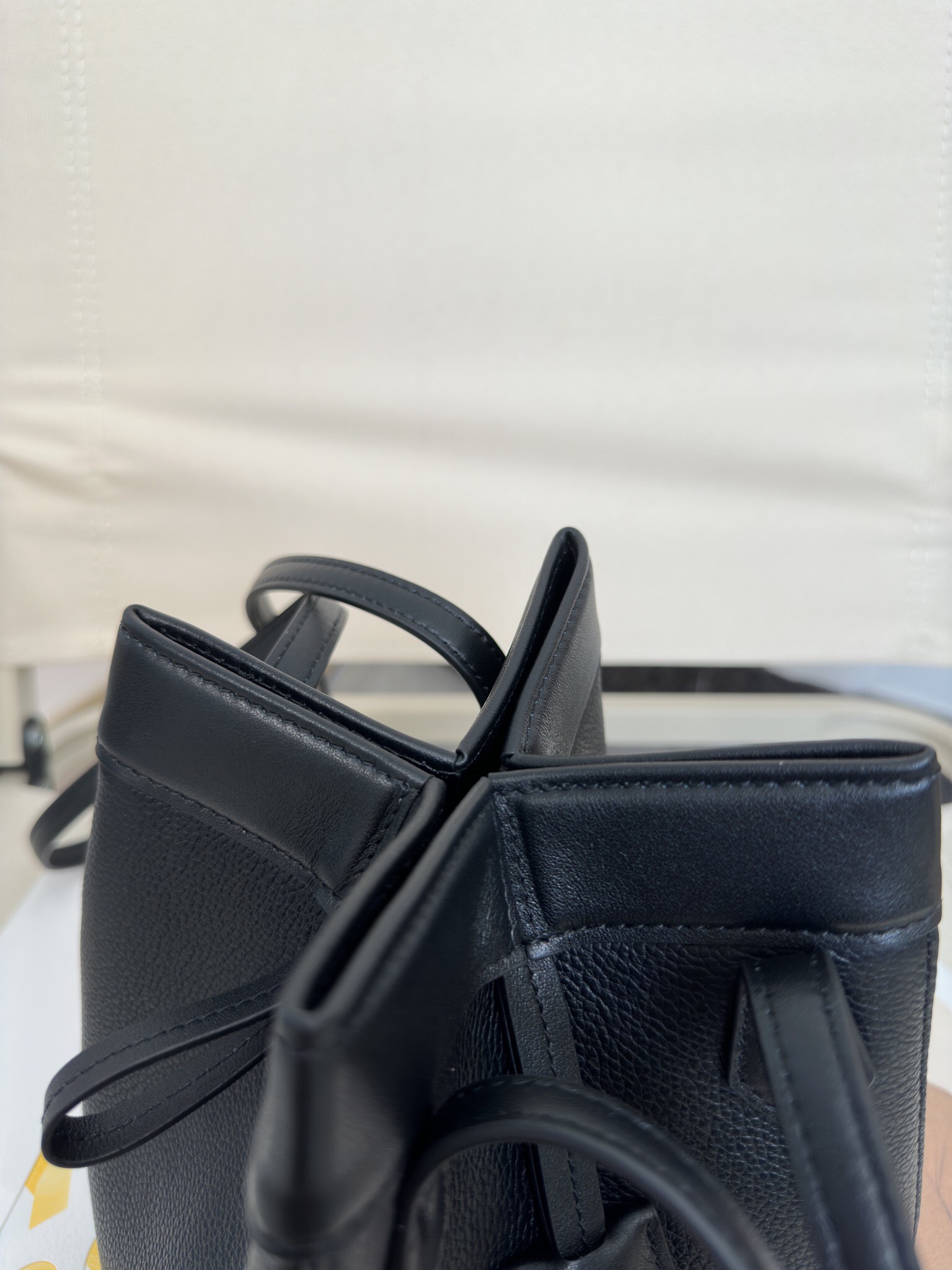 FENDI Origami Mini Black leather mini bag that can be transformed