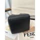 FENDI Origami Mini Black leather mini bag that can be transformed