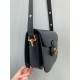 GUCCI Horsebit 1955 Small Shoulder Bag Black Leather 