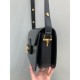 GUCCI Horsebit 1955 Small Shoulder Bag Black Leather 