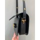 GUCCI Horsebit 1955 Small Shoulder Bag Black Leather 