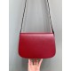 GUCCI Horsebit 1955 Small Shoulder Bag Red Leather 