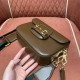 GUCCI Horsebit 1955 Mini Shoulder Bag Brown Leather