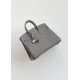 Hermès Birkin 25 Etain Togo Leather Palladium/Silver Hardware (100% Handmade)