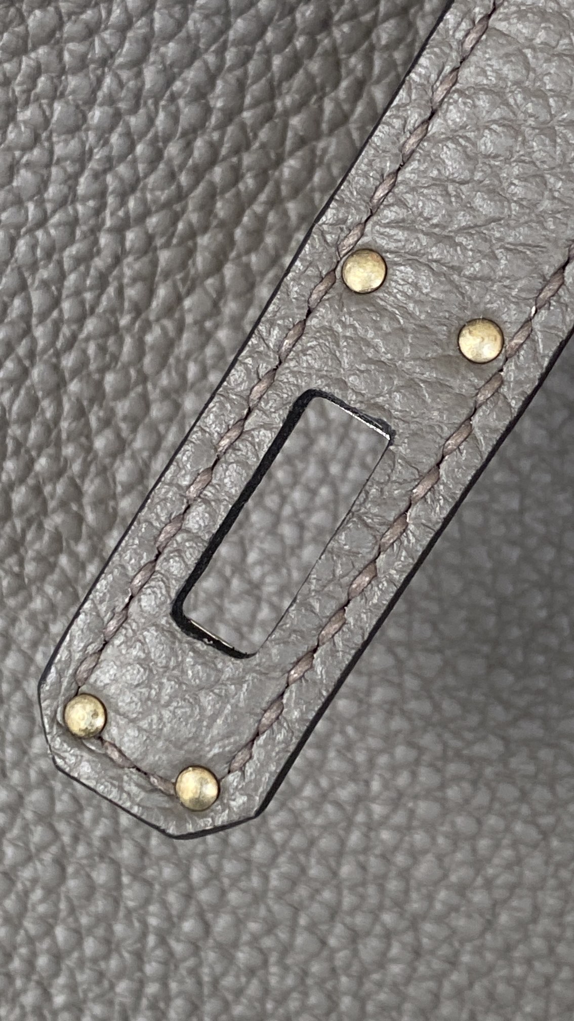 Hermès Birkin 25 Etain Togo Leather Palladium/Silver Hardware (100% Handmade)