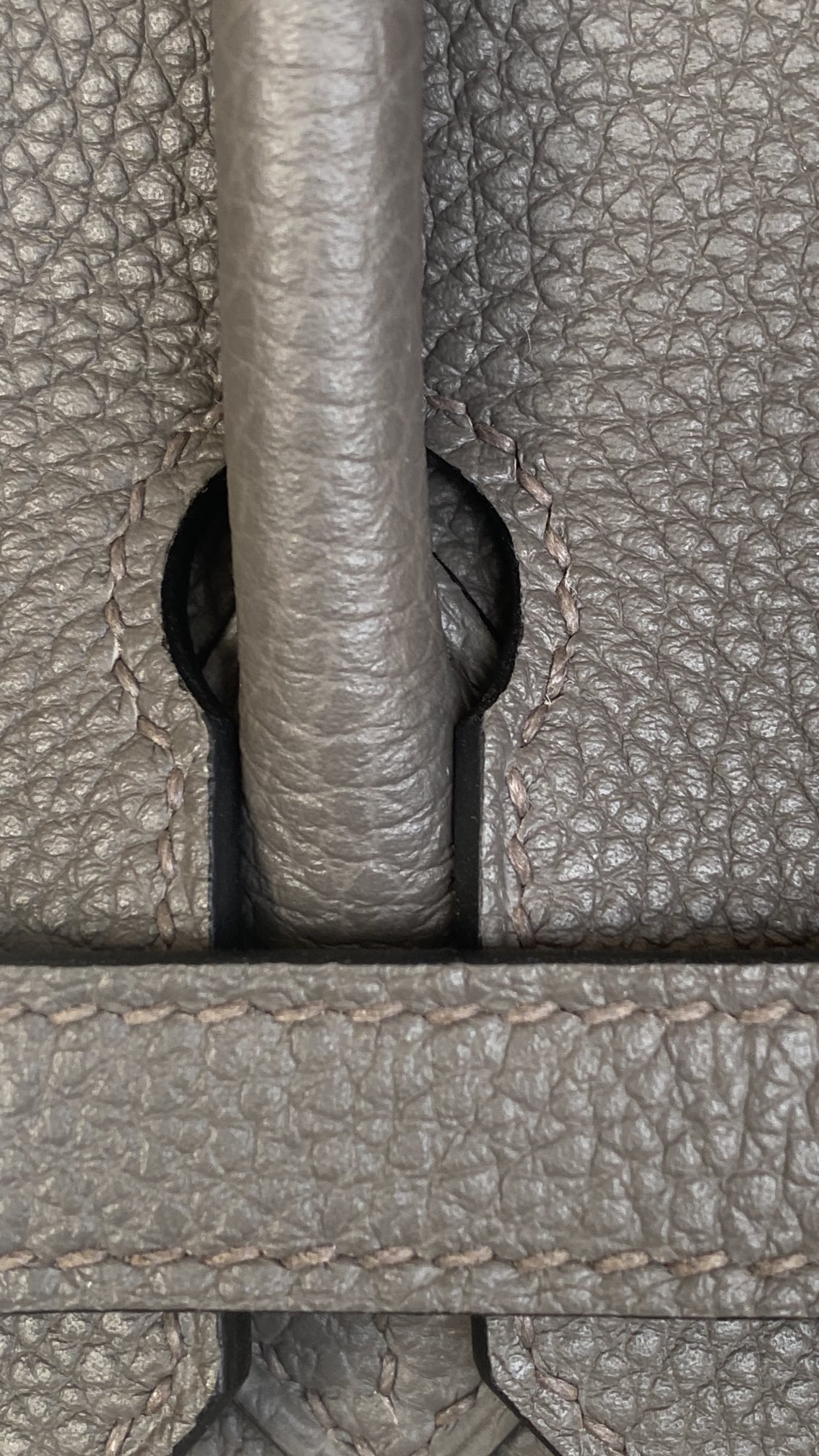 Hermès Birkin 25 Etain Togo Leather Palladium/Silver Hardware (100% Handmade)