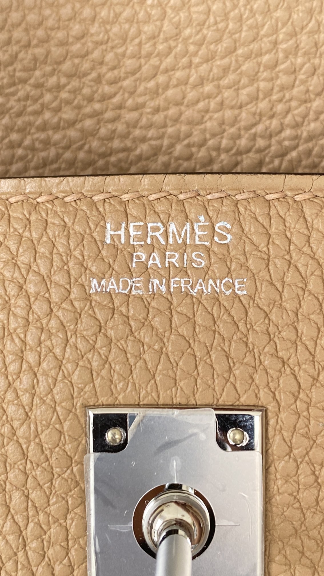 Hermès Birkin 25 Chai Togo Leather Palladium/Silver Hardware (100% Handmade)