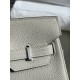 Hermès Birkin 25 Craie Togo Leather Palladium/Silver Hardware (100% Handmade)