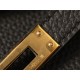 Hermès Birkin 25 Black Togo Leather Gold Hardware (100% Handmade)