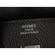 Hermès Birkin 25 Black Togo Leather Palladium/Silver Hardware (100% Handmade)