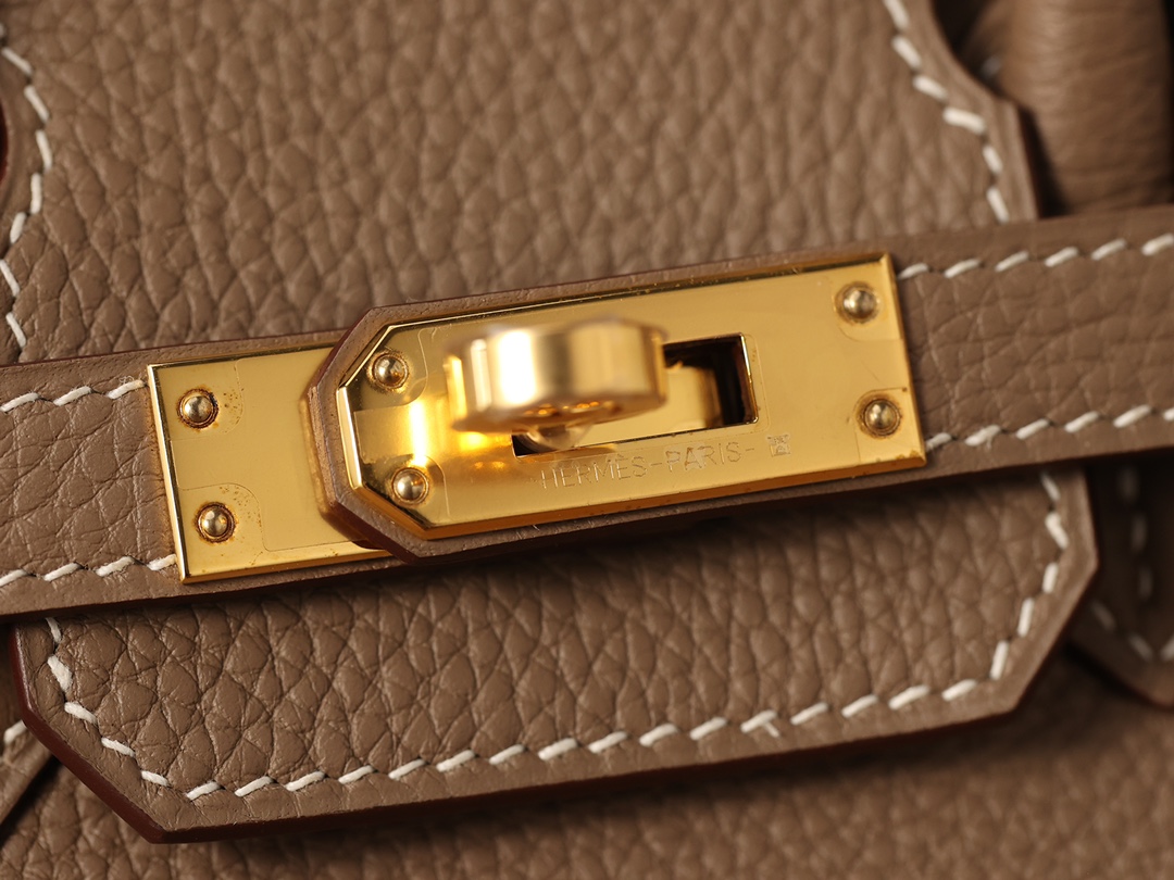 Hermès Birkin 25 Etoupe Togo Leather Gold Hardware (100% Handmade)