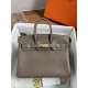 Hermès Birkin 25 Etoupe Togo Leather Gold Hardware (100% Handmade)