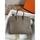 Hermès Birkin 25 Etoupe Togo Leather Gold Hardware (100% Handmade)