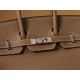 Hermès Birkin 25 Etoupe Togo Leather Palladium/Silver Hardware (100% Handmade)