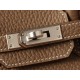 Hermès Birkin 25 Etoupe Togo Leather Palladium/Silver Hardware (100% Handmade)