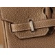 Hermès Birkin 25 Etoupe Togo Leather Palladium/Silver Hardware (100% Handmade)