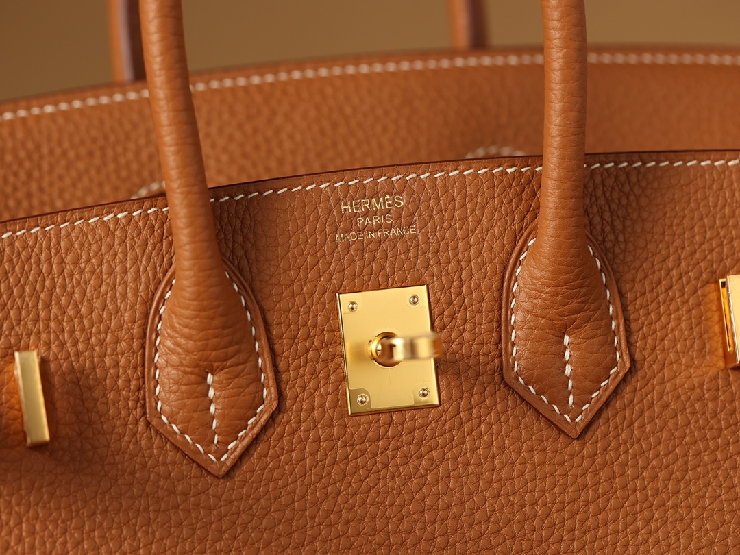 Hermès Birkin 25 Gold Togo Leather Gold Hardware (100% Handmade)