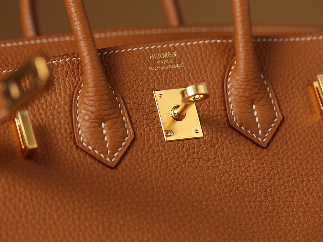 Hermès Birkin 25 Gold Togo Leather Gold Hardware (100% Handmade)