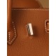 Hermès Birkin 25 Gold Togo Leather Palladium/Silver Hardware (100% Handmade)