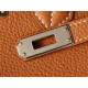 Hermès Birkin 25 Gold Togo Leather Palladium/Silver Hardware (100% Handmade)