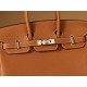 Hermès Birkin 25 Gold Togo Leather Palladium/Silver Hardware (100% Handmade)