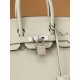 Hermès Birkin 25 Gris Neve Togo Leather Palladium/Silver Hardware (100% Handmade)