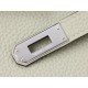 Hermès Birkin 25 Gris Neve Togo Leather Palladium/Silver Hardware (100% Handmade)