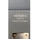 Hermès Birkin 25 Bleu Lin Togo Leather Palladium/Silver Hardware (100% Handmade)