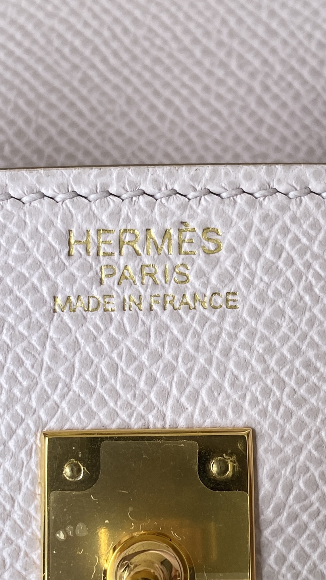 Hermès Birkin 25 Mauve Pale Epsom Leather Gold Hardware (100% Handmade)