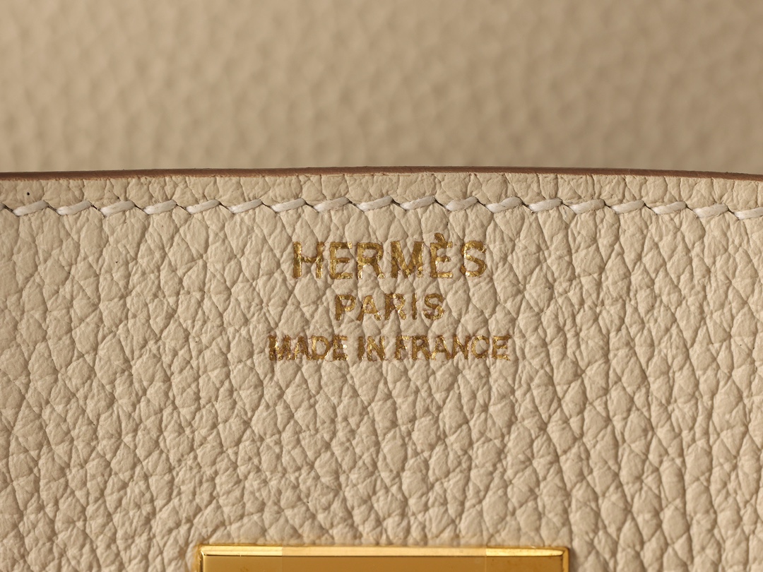 Hermès Birkin 30 Craie Togo Leather Gold Hardware (100% Handmade)