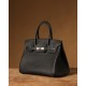 Hermès Birkin 30 Black Togo Leather Palladium/Silver Hardware (100% Handmade)