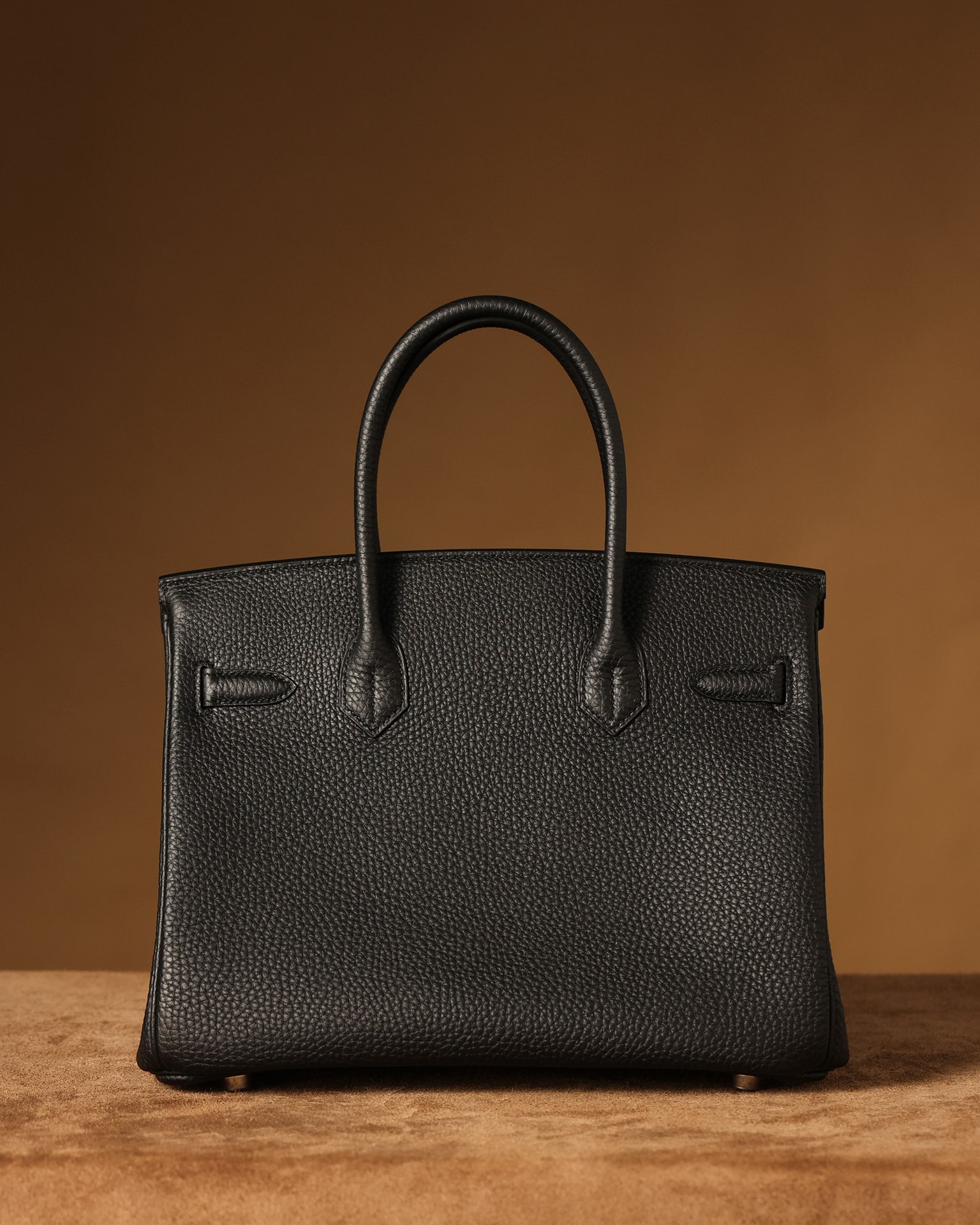 Hermès Birkin 30 Black Togo Leather Palladium/Silver Hardware (100% Handmade)