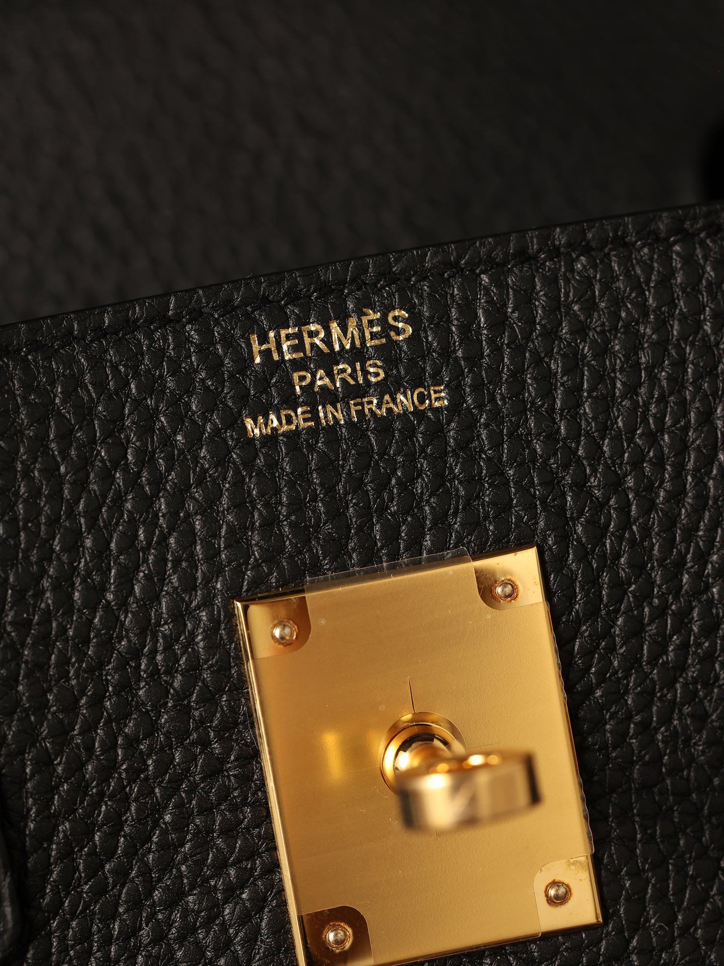 Hermès Birkin 30 Black Togo Leather Gold Hardware (100% Handmade)