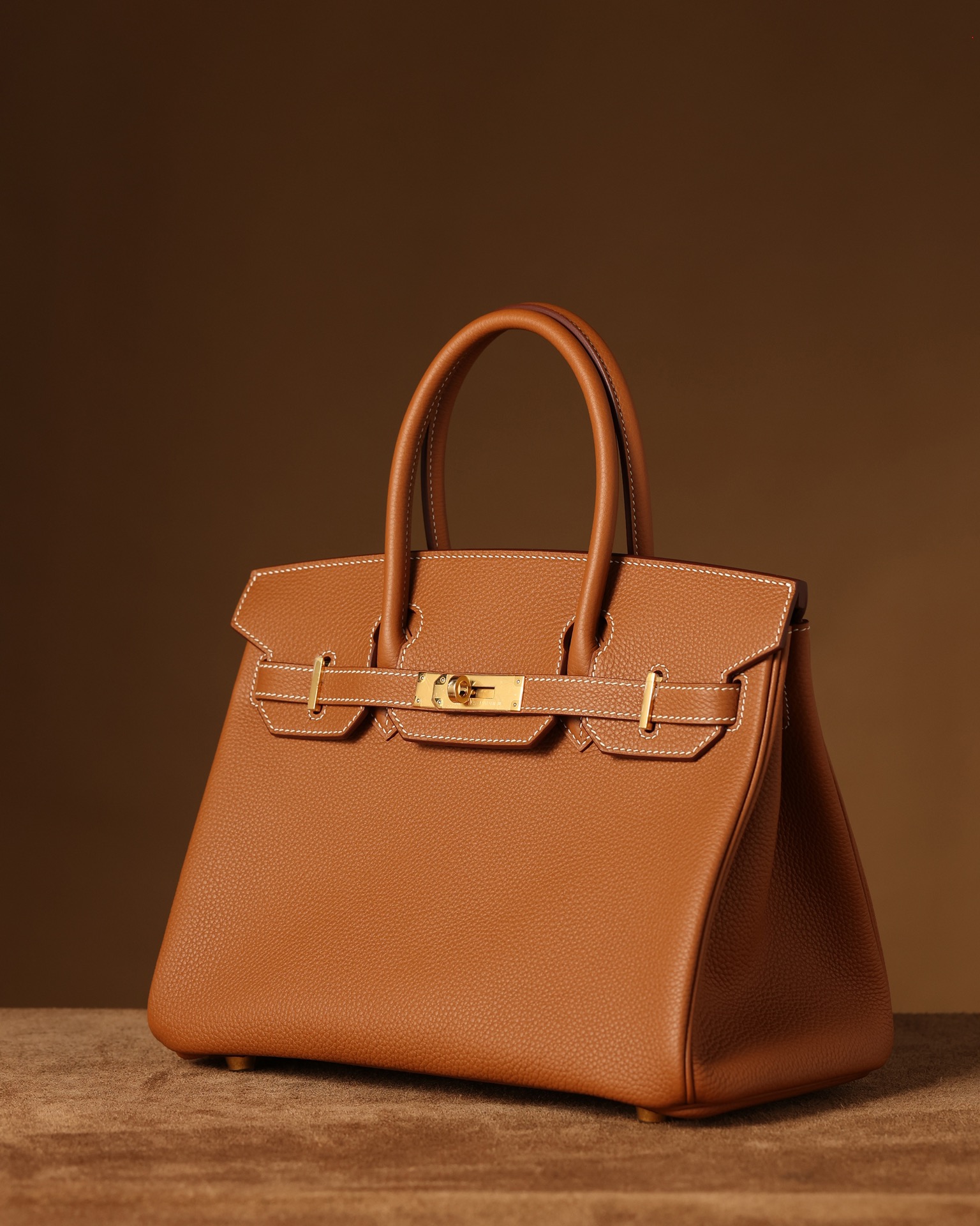 Hermès Birkin 30 Gold Togo Leather Gold Hardware (100% Handmade)