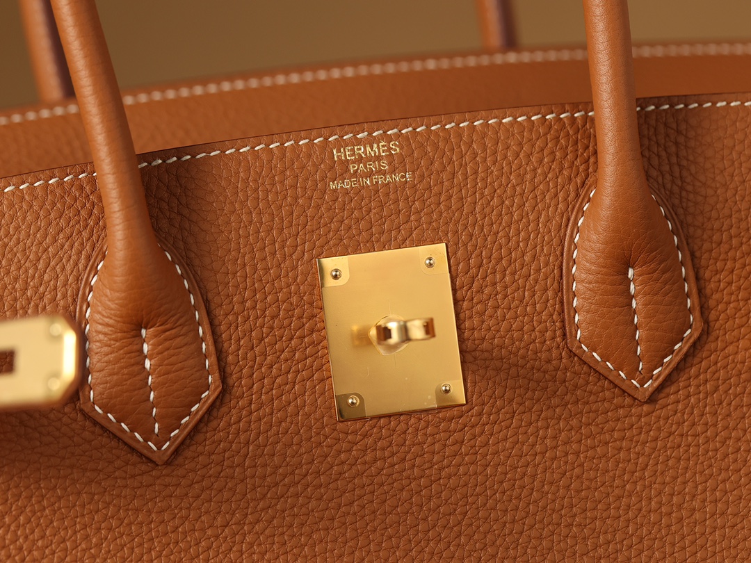 Hermès Birkin 30 Gold Togo Leather Gold Hardware (100% Handmade)