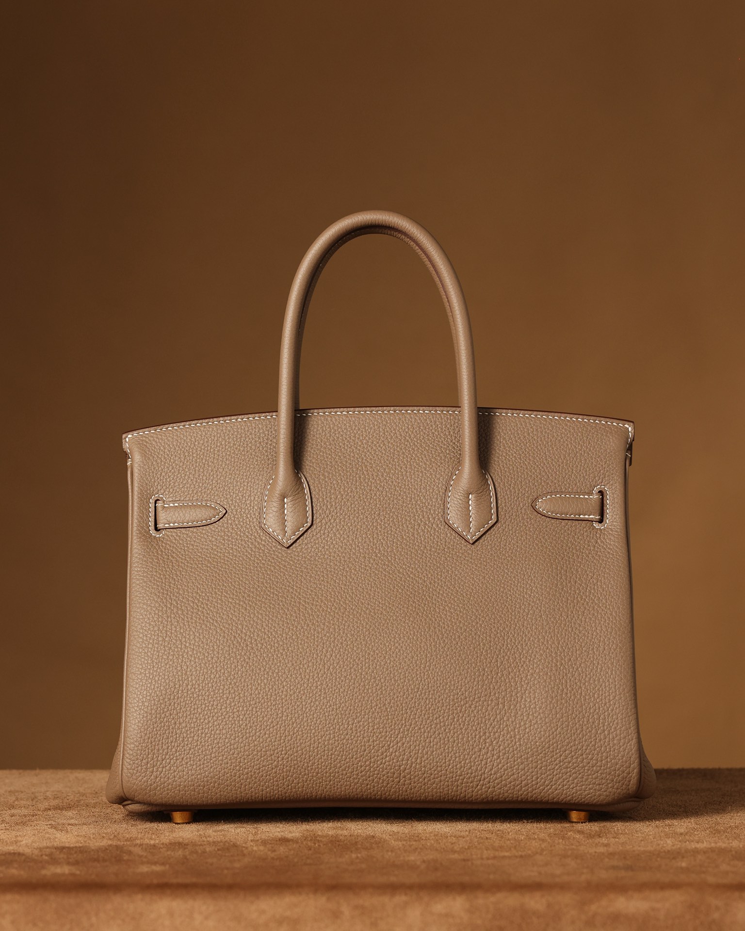 Hermès Birkin 30 Etoupe Togo Leather Gold Hardware (100% Handmade)