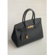 Hermès Birkin 30 Sellier Black Epsom Leather Gold Hardware (100% Handmade)