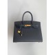 Hermès Birkin 30 Sellier Black Epsom Leather Gold Hardware (100% Handmade)