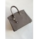 Hermès Birkin 30 Etain Togo Leather Palladium/Silver Hardware (100% Handmade)