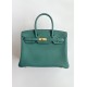 Hermès Birkin 30 Vert Vertigo Togo Leather Gold Hardware (100% Handmade)