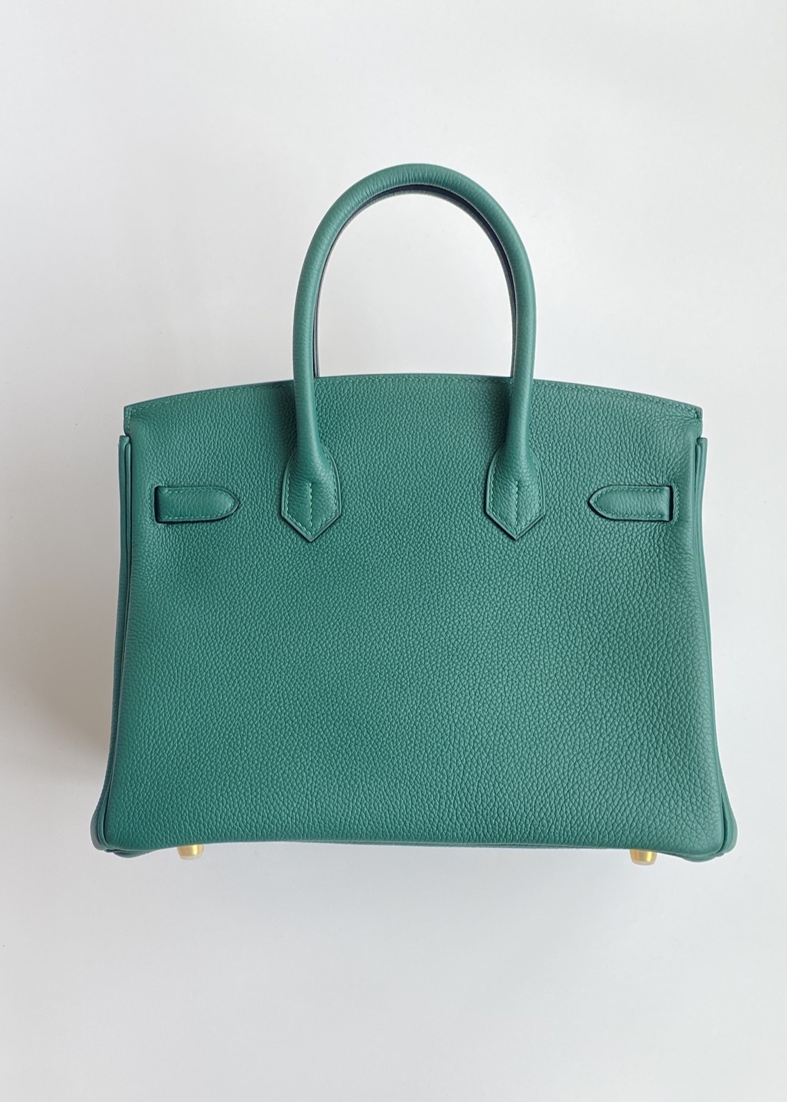 Hermès Birkin 30 Vert Vertigo Togo Leather Gold Hardware (100% Handmade)