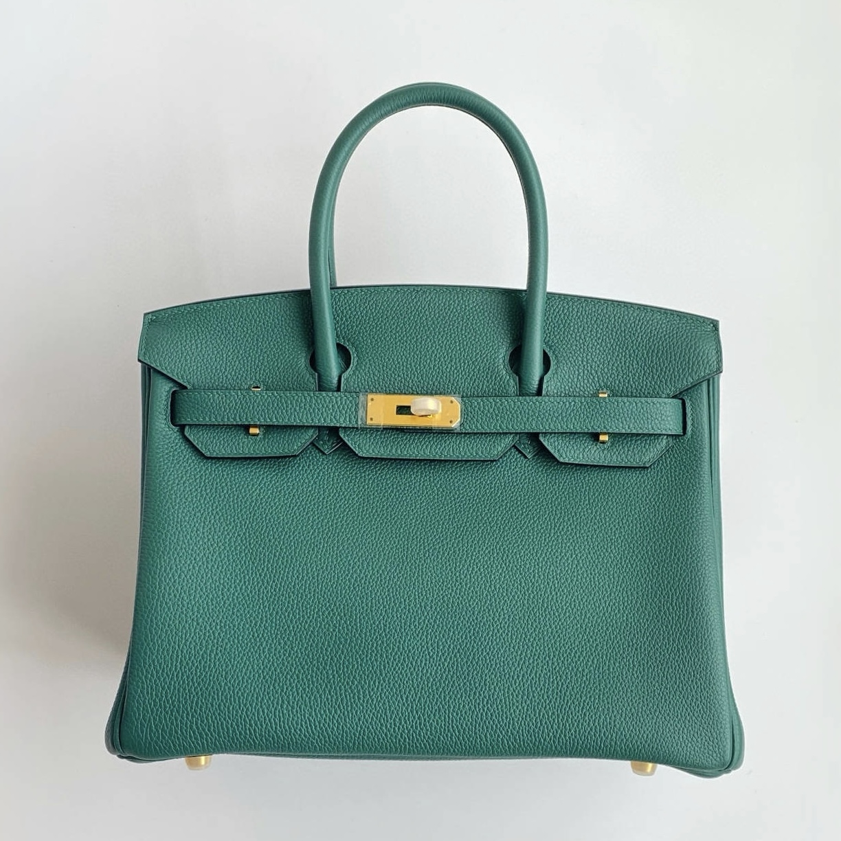 Hermès Birkin 30 Vert Vertigo Togo Leather Gold Hardware (100% Handmade)