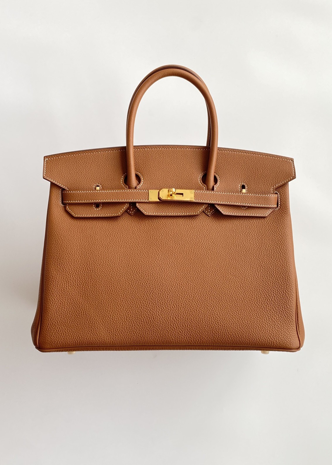 Hermès Birkin 35 Gold Togo Leather Gold Hardware (100% Handmade)