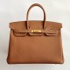 Hermès Birkin 35 Gold Togo Leather Gold Hardware (100% Handmade)